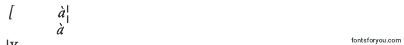 JMH Espinosa Italic-Schriftart – bengalische Schriften